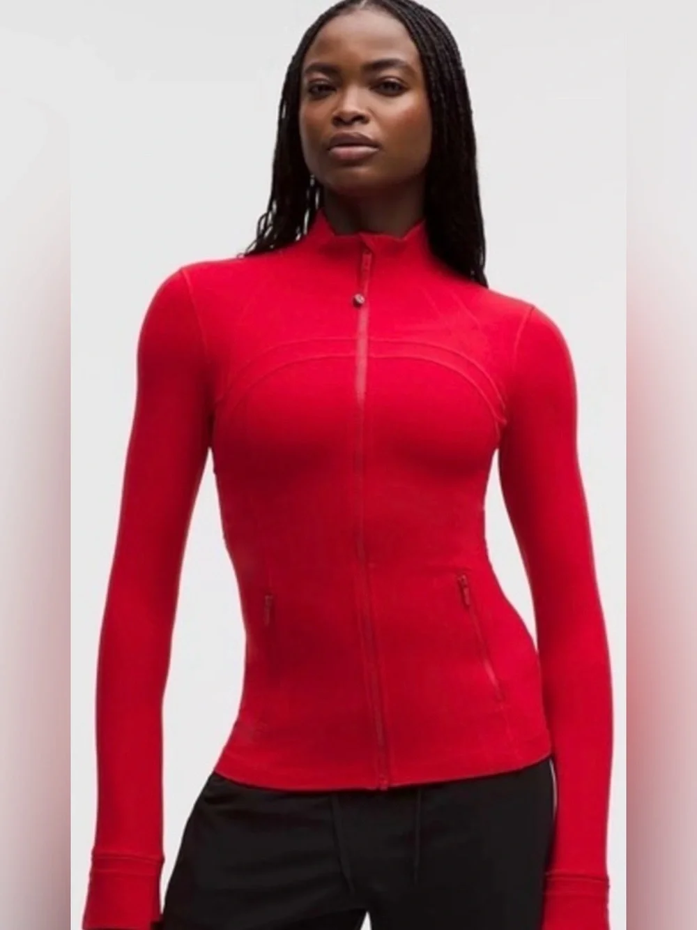 lululemon athletica Define Cropped Jacket in Oxford Red size 2 (no tags)